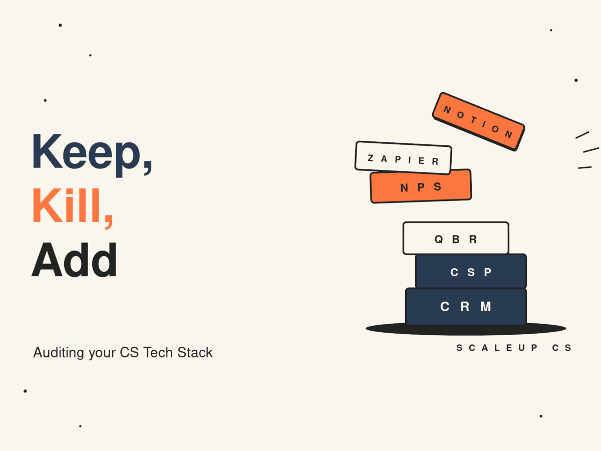 Streamlining your CS tech stack and saving money